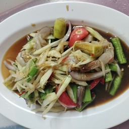 ตำกุ้งสด