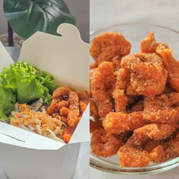 [เซตสุดฮิต] เส้นหมี่ ไก่ฉีก + น้ำพริกกากหมู ถุงเล็ก