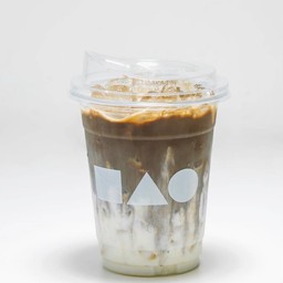 Iced Houjicha Milk Tea