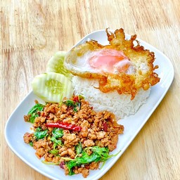 ข้าวกะเพราหมูสับ