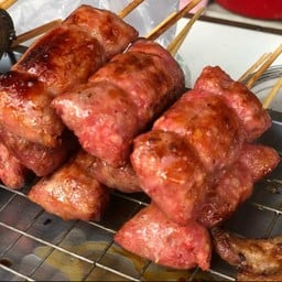 หมูปิ้ง ป้าตรีหน้า มอรังสิต.
