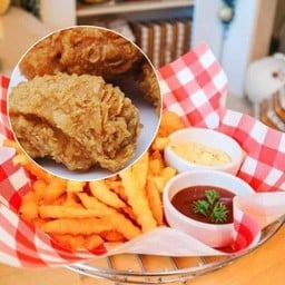 เฟรนช์ฟราย + ไก่ทอด