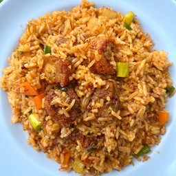 ข้าวผัดน้ำพริกเผา