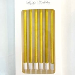 เทียนยาวสีทอง