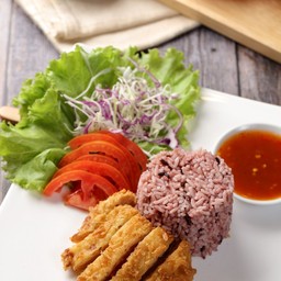 ข้าวไก่ทอดเจ