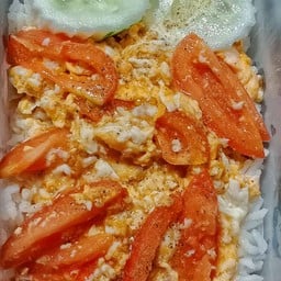 ข้าวมะเขือเทศผัดไข่