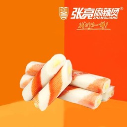 ปูอัดทูโทนใส้ชีส two-tone crab sticks filled with cheese 双色起司蟹棒