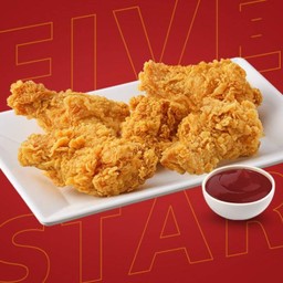 ปีกบนทอดกรอบ 5 ชิ้น