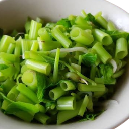 ผักบุ้งลวก