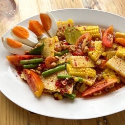 *ตำข้าวโพด+ไข่เค็ม(ไชยา)