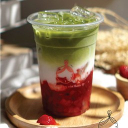 ชาเขียวสตรอเบอรี่