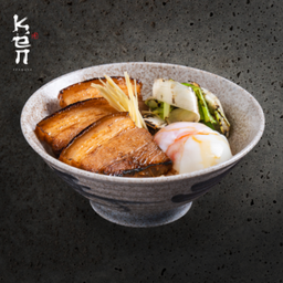 ข้าวหน้าหมูสามตุ๋นคาคุนิ