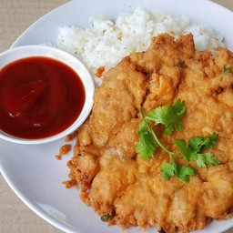 ข้าวไข่เจียวหมูสับ