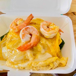 ข้าวไข่ข้นกุ้ง