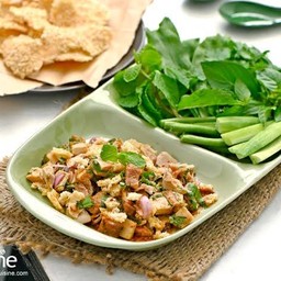 ลาบไก่ย่าง