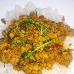 ข้าวคั่วกลิ้งหมู