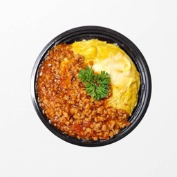 ข้าวไข่ข้นซอสแดงหมูสับ