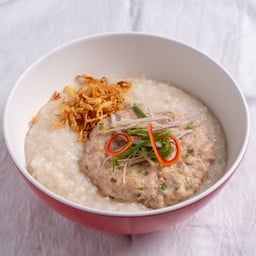 โจ๊กข้าวมันหน้าหมูสับปลาเค็ม