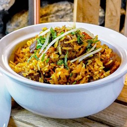 ข้าวหมกเนื้อแกะสไตล์อินเดีย