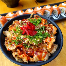 โปร 89 บาท เซ็ทข้าวแซลมอนผัดเทอริยากิ ฟรีซุป