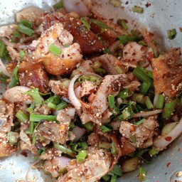 ลาบไก่ย่าง