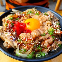 เซ็ทข้าวหน้าเนื้อออสเตรเลียผัดเทอริยากิ ฟรีซุป