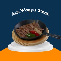 เนื้อวากิวออสเตเลียสเต็ก