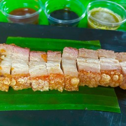 crispy pork 120 grams size S หมูกรอบ 120 กรัม ไซส์ S