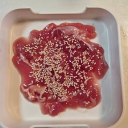 หมูหมักงา(1 ถาด)