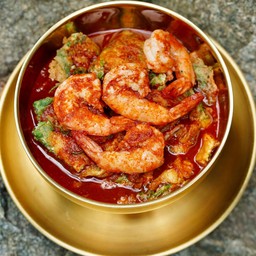 แกงส้ม ไข่ชะอม กุ้ง