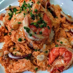 Scramble Egg With Seafood [Rice With Rice]