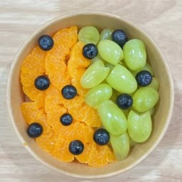 ส้มไต้หวันนกแก้ว HFT + องุ่นนำเข้า + บลูเบอรี่