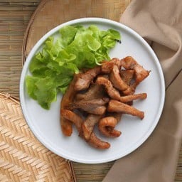 หมูแดดเดียวทอด