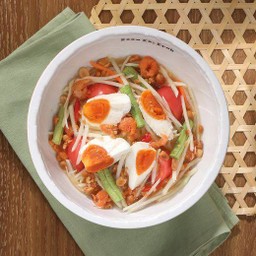 ส้มตำไทย-ไข่เค็ม