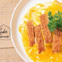 ไข่ข้นไก่ทอด