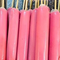 ไส้กรอกรสนม (วนิลา) สอดไส้ ชีสเนย