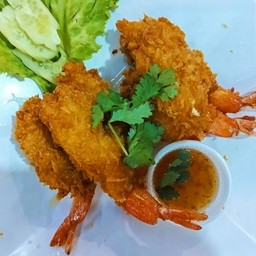 กุ้งชุปแป้งทอด