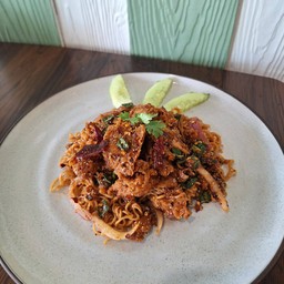 ลาบไก่กรอบไวไวแห้ง