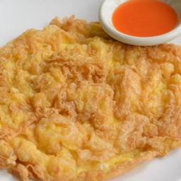 ไข่เจียวกุ้งแชบ๊วย (กับข้าว)