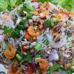 ยำวุ้นเส้นหมูสับโบราณ