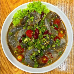 ตำเหลากุ้งสด (ร้านได้จากไลน์แมน70฿)