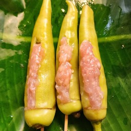 พริกหยวกยัดไส้หมูเด้ง