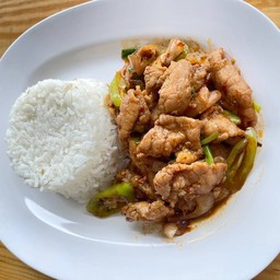ผัดพริกเผาหมู