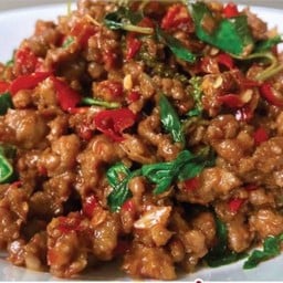 ข้าวกระเพราเนื้อ