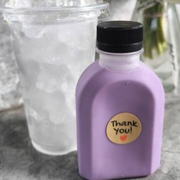 ชาเผือก150ml.พร้อมน้ำแข็ง 1 แก้ว