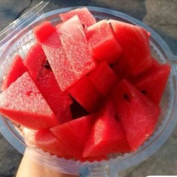 แตงโม หั่นชิ้น