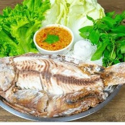ชุดเมี่ยงปลาทับทิมเผาแซ๊บ