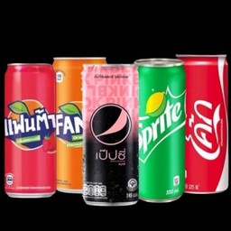 น้ำอัดลม (กระป๋อง) Soft Drink (Can)
