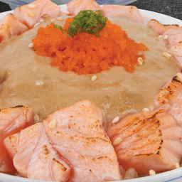 ข้าวคานิมิโซะxแซลมอรเบิร์นไฟ