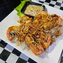 กุ้งแม่น้ำซอสมะขาม